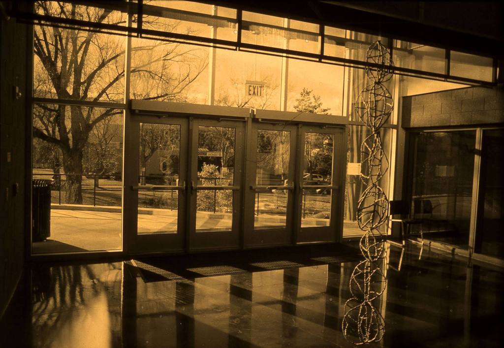 b&w reversal 35mm slide of fomapan r100 film processed with caffenol and bleached with hydrogen peroxide and lemon juice